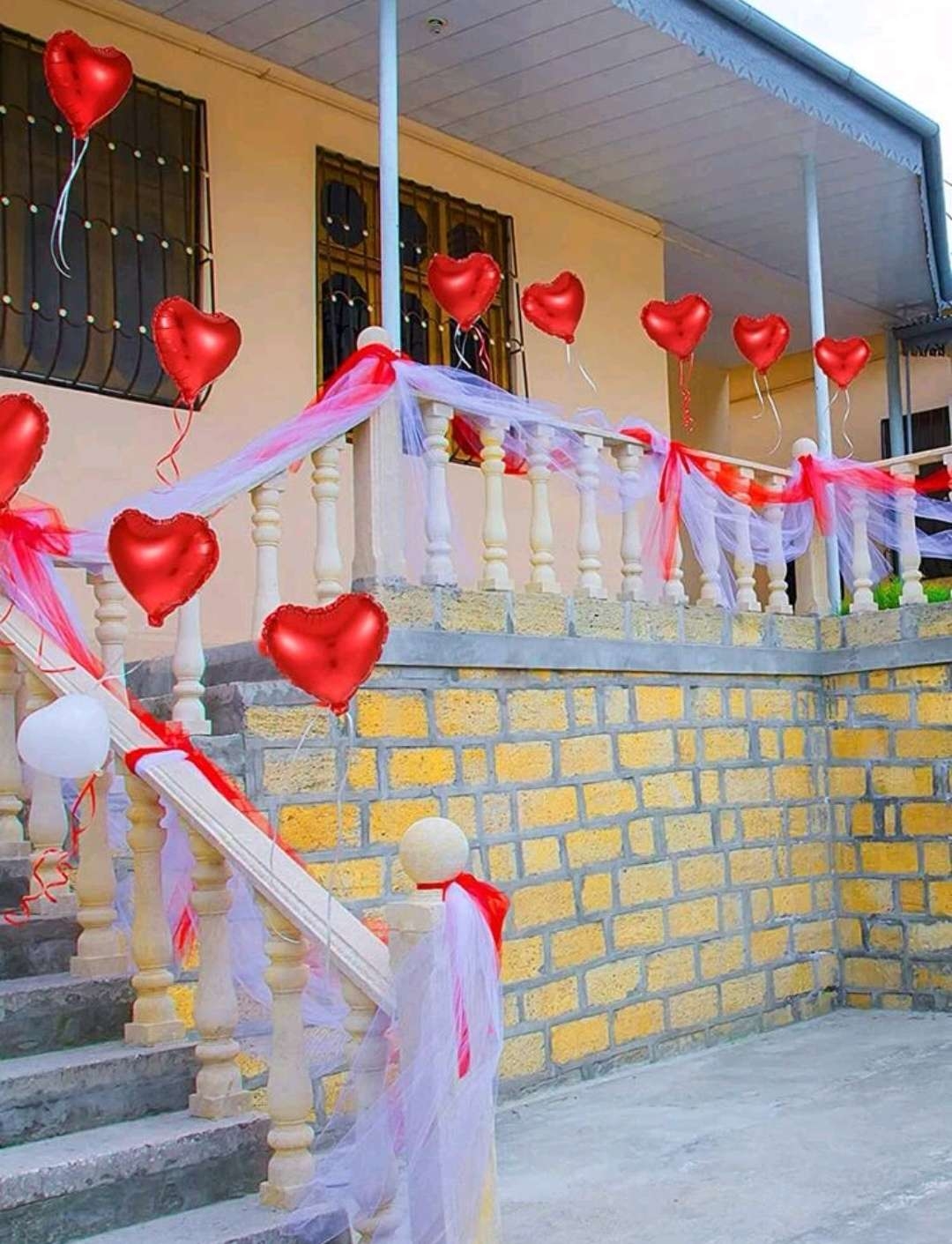 بالون زينه على شكل قلب2